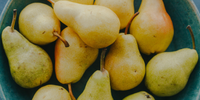 bowl of pears